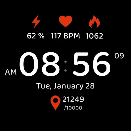 Power Tracker Watch Face screenshot 8