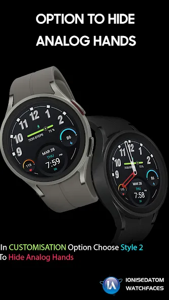 IA109 ANALOG DIGITAL WATCHFACE screenshot 3