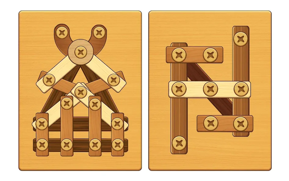 Screw Puzzle: Wood Nut & Bolt™ screenshot 23