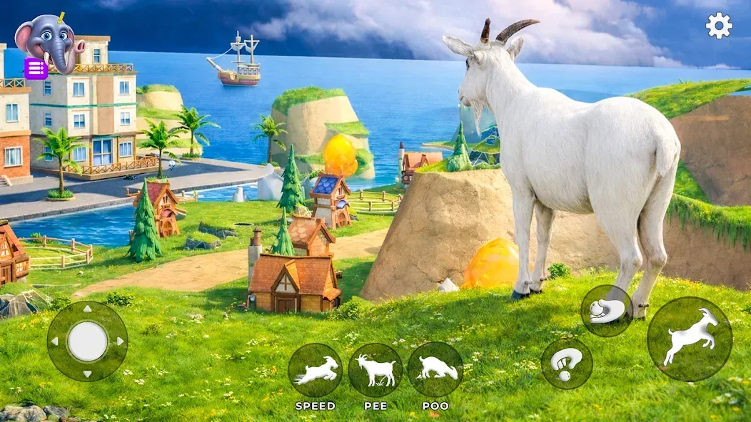 Crazy Goat: Prank Simulator screenshot 3
