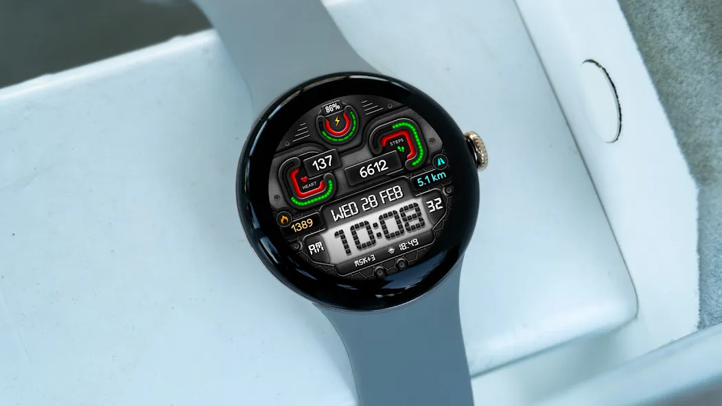 Digital BUBAS URX17 Watch face screenshot 7