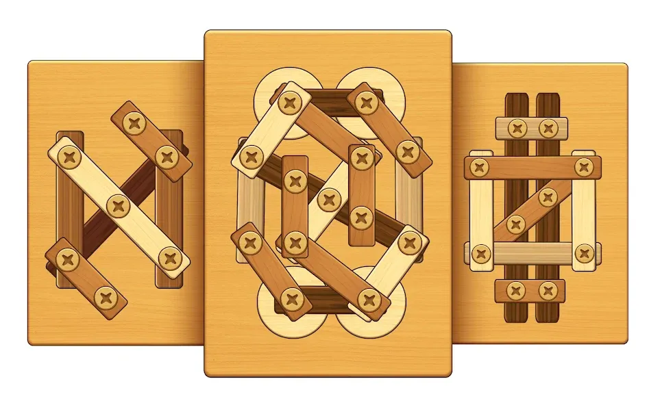 Screw Puzzle: Wood Nut & Bolt™ screenshot 24