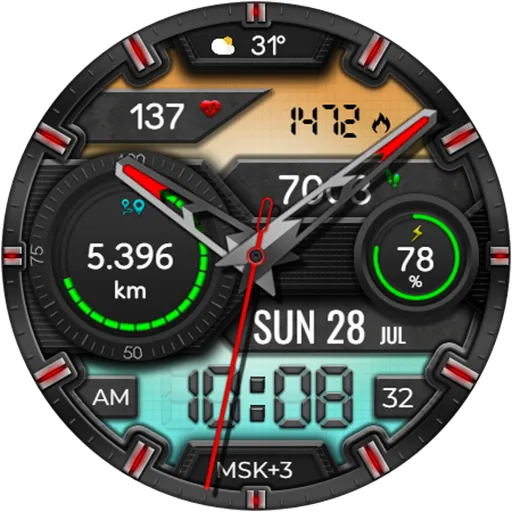 Hybrid PRALAX WS19 Watch face screenshot 24