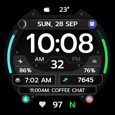 TVV Sport 10 Watch Face screenshot 7