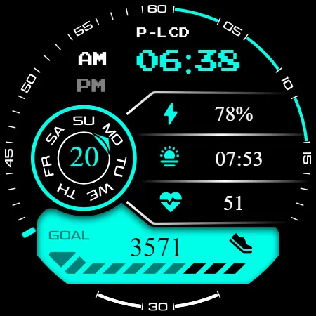 Phantom - LCD V3 | watch face screenshot 17