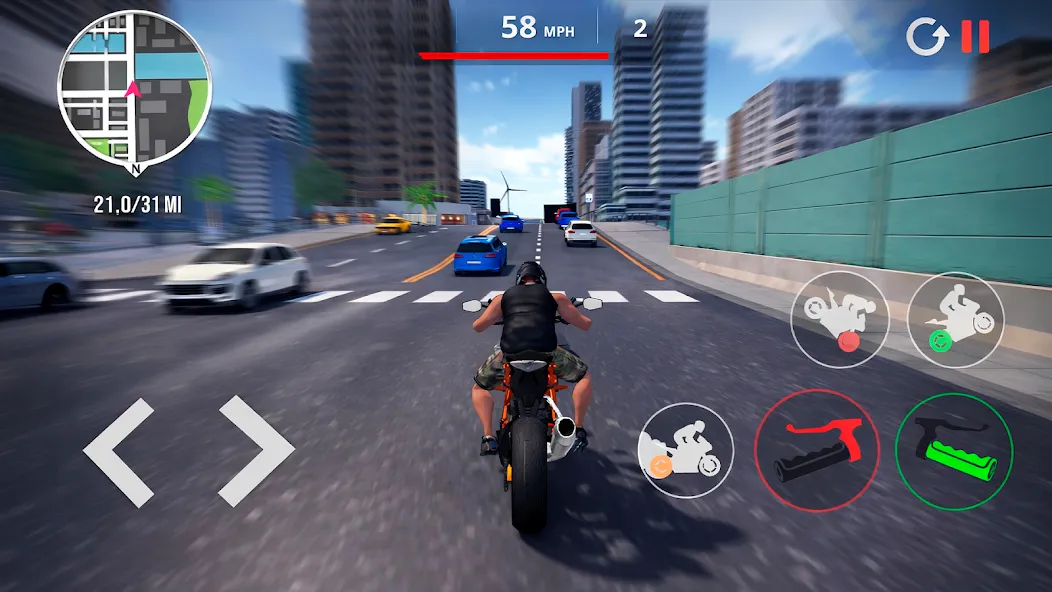 Motorcycle Real Simulator screenshot 1