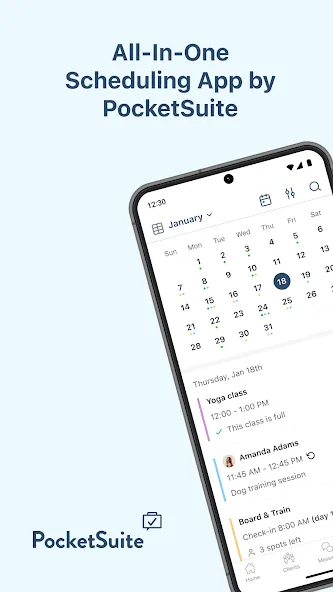 PocketSuite Client Booking App screenshot 1