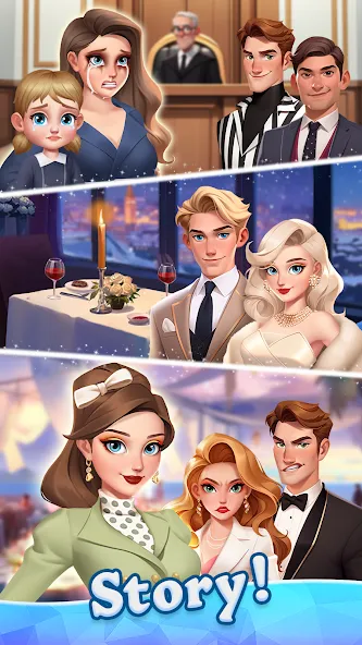 Beauty Tiles: Story & Makeover screenshot 5