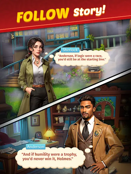 Sherlock: Mystery Merge Puzzle screenshot 19