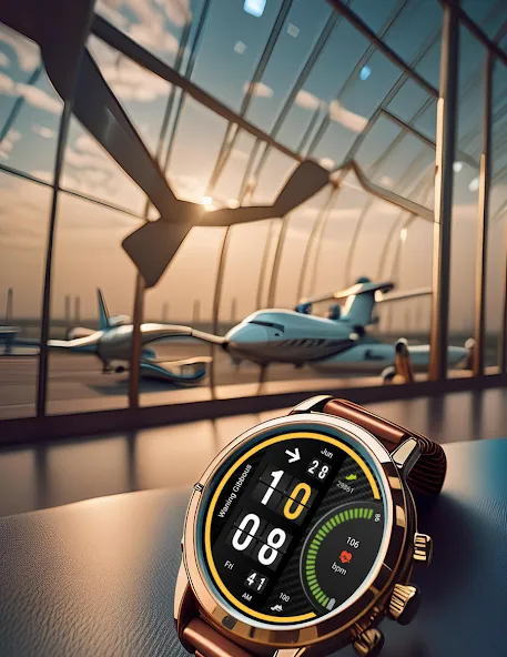 Airport 01 Watch Face screenshot 2