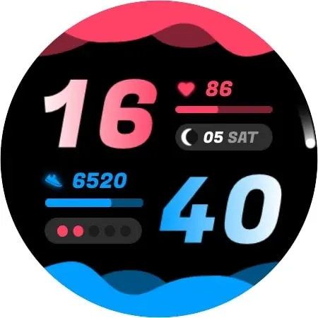 Genesis watch face Wear OS screenshot 5