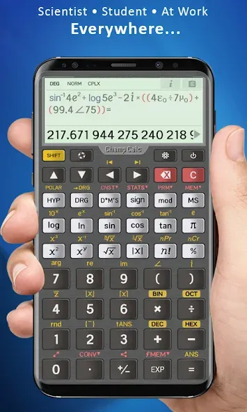 Champ Scientific Calculator screenshot 1