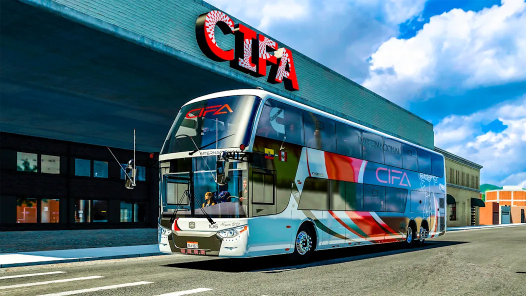 US Highway Bus drive 3D Game screenshot 8