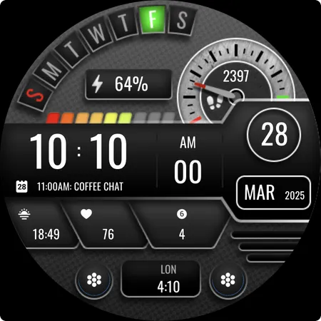 MJ168 Digital Sport Watch Face screenshot 22
