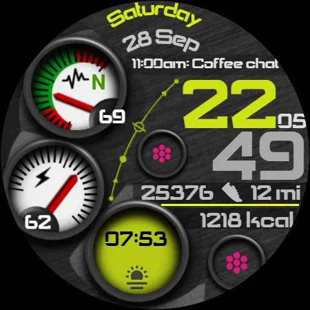 Digital Watch Face CRC039 screenshot 12
