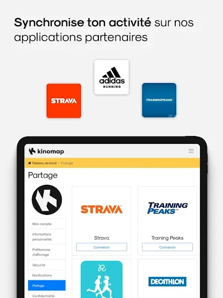 Kinomap : Pédalez Courez Ramez screenshot 24
