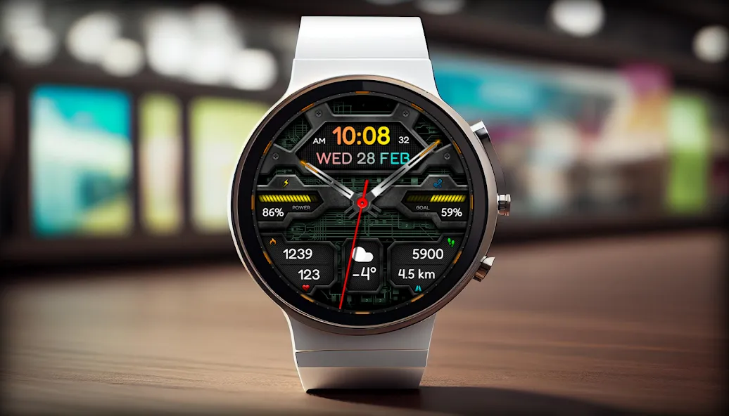 Hybrid VOLTAN URX96 Watch face screenshot 3