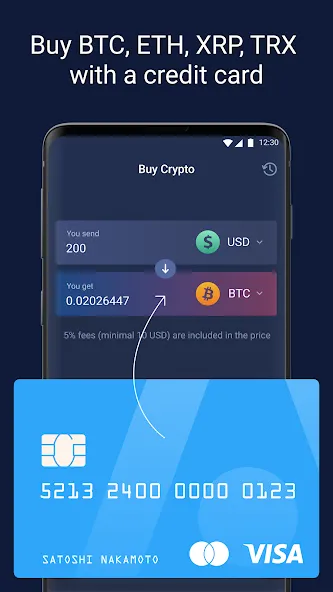 Bitcoin Wallet Crypto Ethereum screenshot 4