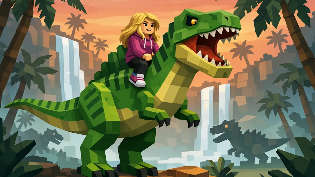 Catch and Tame Dino Sim 3D screenshot 2