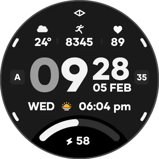 Rush 3: Digital Watch Face screenshot 26