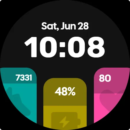 Simple Bars Watch Face screenshot 9