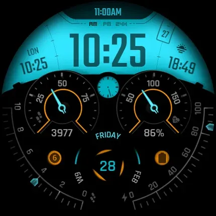S4U Race2 - digital watch face screenshot 10