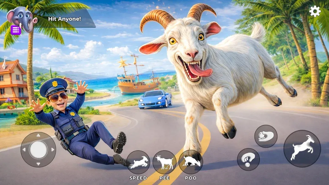 Crazy Goat: Prank Simulator screenshot 1