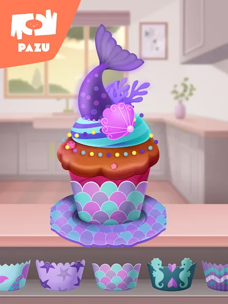 カップケーキメーカー-子供向けの料理とベーキングゲーム screenshot 10