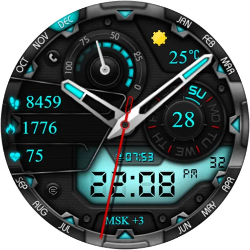 Finter Hybrid Watch Face screenshot 22