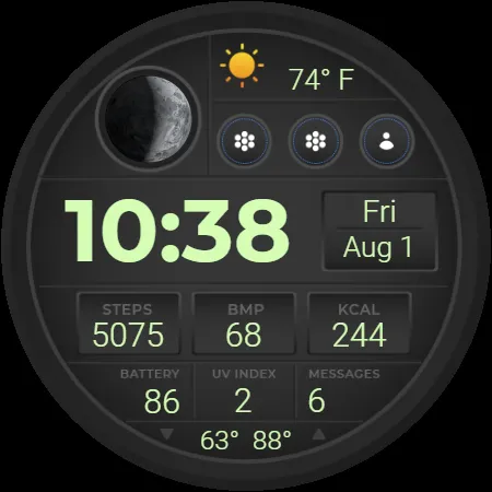 SWF Digital Mastery Watch face screenshot 11