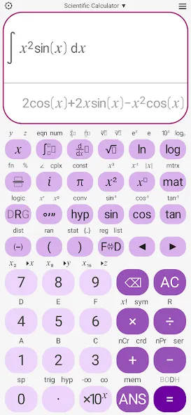 Scientific Calculator Pro screenshot 4