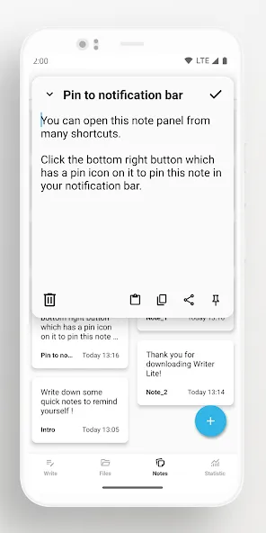 Lite Writer: Writing/Note/Memo screenshot 3