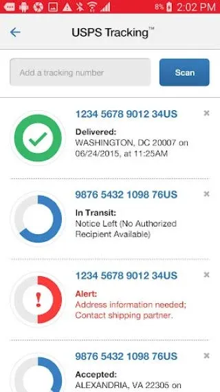 USPS MOBILE® screenshot 2
