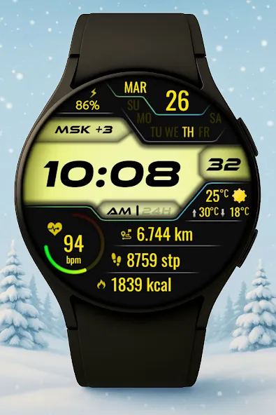 Vexitor Digital Watch Face screenshot 4