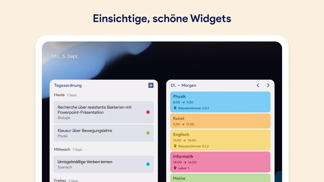 Schulplaner und Stundenplan screenshot 28