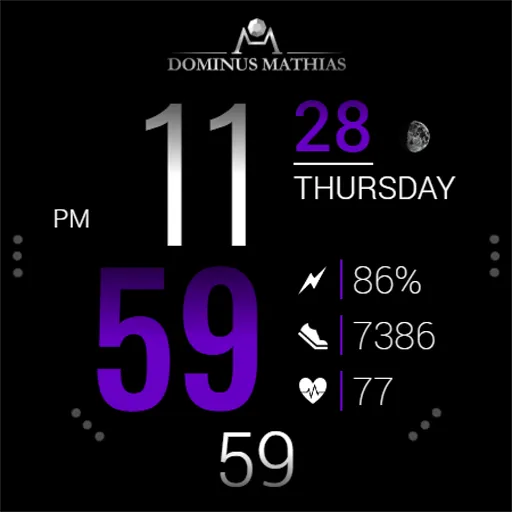 DM043 Digital Watch Face screenshot 9