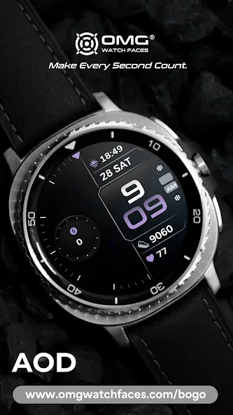 OMG 443 - Digital Watch Face screenshot 6