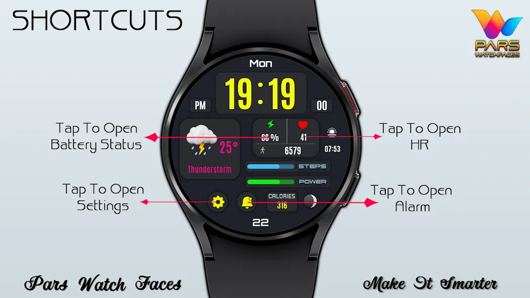 Bella Digital Watch Face screenshot 6