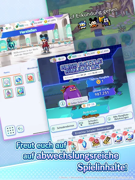 Disney Pixel RPG screenshot 9