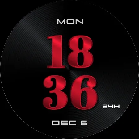 Digital Basic 3b Wear OS 4+ screenshot 17