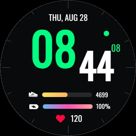 Vital Edge Premium WatchFace screenshot 21