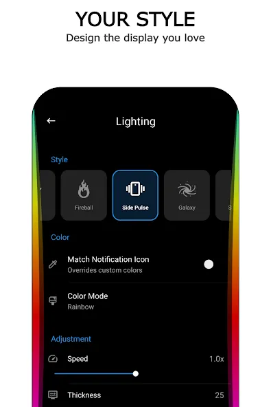 True Edge: Iluminación Edge screenshot 5
