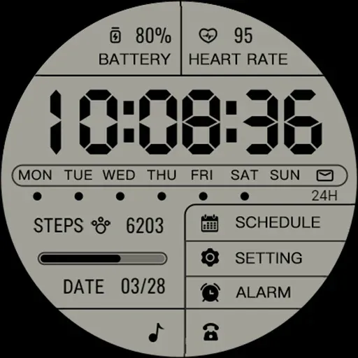 ZKin Watch Personalized LCD screenshot 41