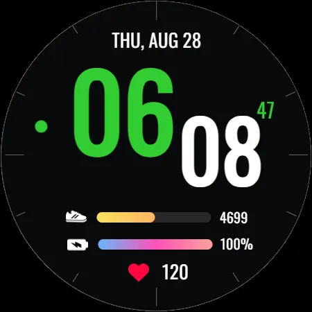 Vital Edge Premium WatchFace screenshot 17