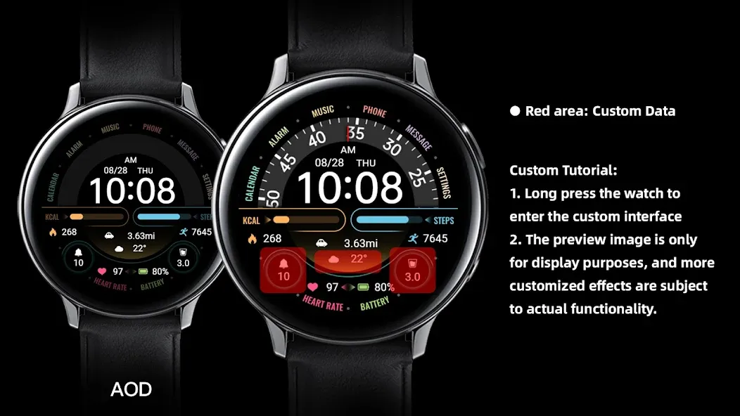 【Custom】Text Clock Turntable screenshot 4