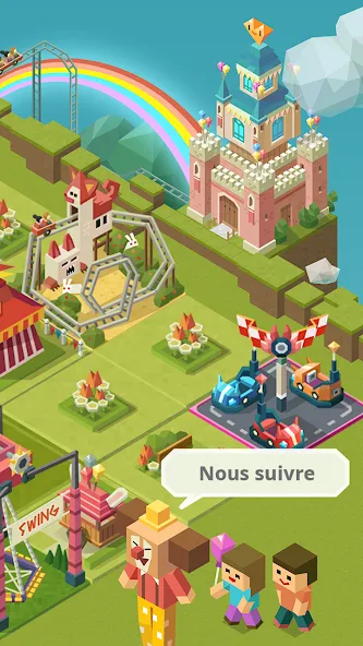 Merge Tycoon: 2048 Theme Park screenshot 3
