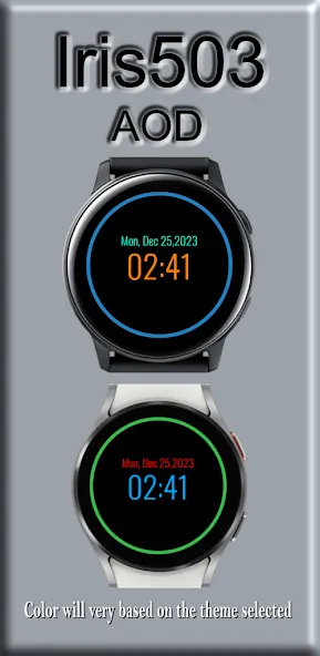 Iris503 Digital Watch Face screenshot 6
