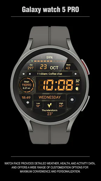 WFP 129 Military watch face screenshot 6