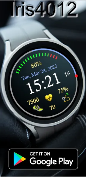 Iris4012 Digital Watch Face screenshot 4