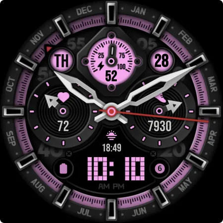 Hybrid power: Watch Face screenshot 13